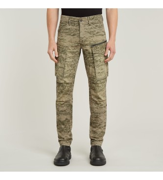 G-Star para hombre. D02190-D581-H175 Pantalón Rovic Zip 3D Regular Tapered verde (31/34), Casual, Algodón