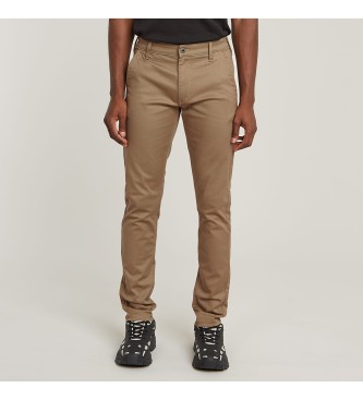 G-Star para hombre. D25179-C105-6057 Pantalón chino Skinny 3.0 verde (30/32), Marrón, Casual, Algodón Orgánico, Sostenible