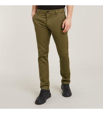 G-Star para hombre. D25179-C105-C744 Pantalón Skinny Chino 3.0 verde (30/34), Casual, Algodón