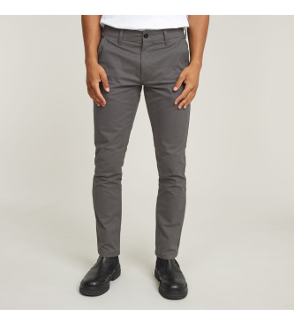 G-Star para hombre. D19204-D949-1468 Pantalón Slim Chino gris (29/30), Casual, Algodón