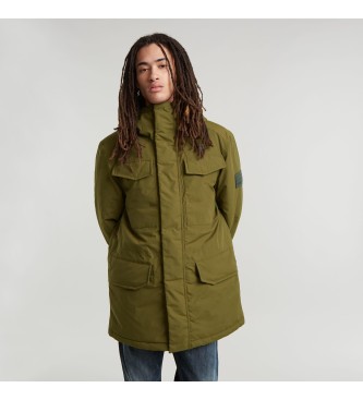 G-Star para hombre. D25381-D419-C744 Parka Vodan Padded verde (M), Casual, Poliamida, Sostenible