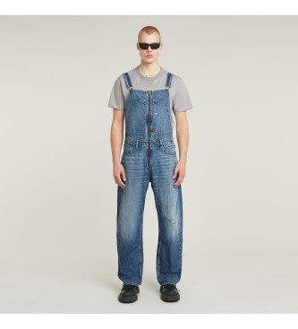 G-Star para hombre. D26447-D536-H081 Peto Denim 3D Loose azul (S), Casual, Algodón Orgánico, Sostenible