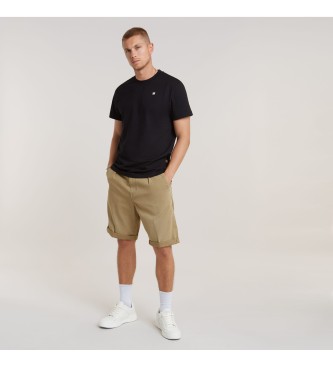 G-Star para hombre. D24544-C962-B444 Short chino Pleated marrón (29), Casual, Algodón