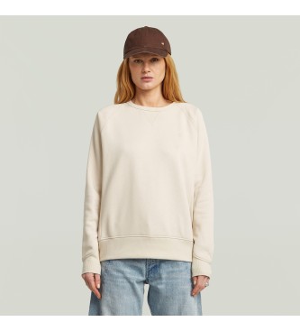 G-Star para mujer. D21253-C235-1603 Sudadera Premium Core 2.0 beige (L), Casual, Algodón Orgánico, Sostenible