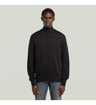 G-Star para hombre. D27711-B692-6484 Chaqueta de punto Premium Core negro (L), Casual, Lana