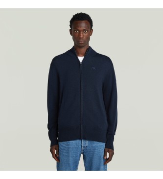 G-Star para hombre. D27711-B692-C742 Chaqueta de punto Premium Core marino (XL), Casual, Lana, Manga larga
