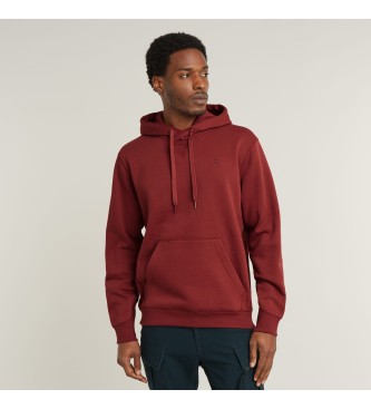 G-Star para hombre. D16121-C235-5298 Sudadera con capucha Premium Core rojo (M), Casual, Algodón Orgánico, Sostenible