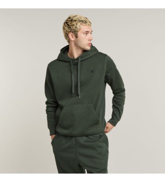 G-Star para hombre. D16121-C235-996 Sudadera Premium Core Hooded verde (S), Casual, Algodón
