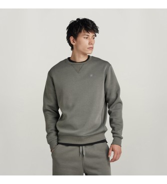 G-Star para hombre. D16917-C235-1260 Sudadera Premium Core gris (L), Casual, Algodón, Manga larga