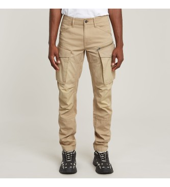G-Star para hombre. D02190-C962-1610 Pantalón Rovic Zip 3D Tapered beige (29/30), Casual, Algodón