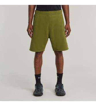 G-Star para hombre. D26281-D566-G985 Shorts de felpa Nifous verde (M), Casual, Algodón Orgánico, Sostenible