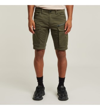 G-Star para hombre. D26214-5126-1260 Short Rovic Zip Regular gris (36), Casual, Verde, Algodón Orgánico, Sostenible