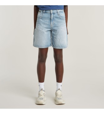 G-Star para mujer. D26582-D943-H133 Short Skater Loose azul (32), Casual, Denim, Algodón Orgánico, Sostenible