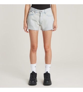 G-Star para mujer. D24376-D436-H122 Shorts True Raw Edge azul (28), Casual, Algodón