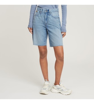 G-Star para mujer. D26268-D932-H110 Short Viktoria azul (33), Casual, Denim, Algodón Orgánico, Sostenible