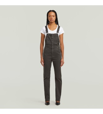 G-Starvoor vrouwen. D26920-C106-B575 Grijze Slim tuinbroek (XL), Casual, Grijs, Katoen, Mouwloos / spaghettibandjes