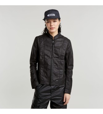 G-Star para mujer. D25227-C973-B787 Sobrecamisa Coated negro (S), Casual, Algodón, Manga larga