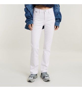 G-Star para mujer. D23951-D552-G547 Jeans Strace Straight blanco (30/30), Casual, Algodón