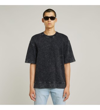 G-Star para hombre. D26285-D575-H224 Camiseta Acid Wash Loose negro (XS), Casual, Manga corta, Algodón Orgánico, Sostenible