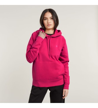 G-Star para mujer. D21255-C235-G694 Sudadera Con Capucha Premium Core 2.0 rosa (M), Casual, Algodón, Sostenible