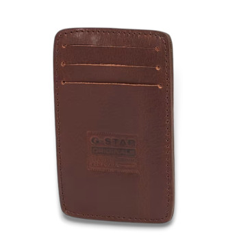 Imagen G-Star para hombre. D26262-3127-288 Tarjetero de piel marrón (OSFA), Casual