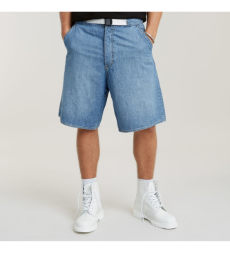G-Star para hombre. D24492-D539-G614 Bermudas Travail azul (28), Casual, Algodón, Denim