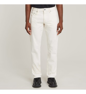 G-Star para hombre. D23692-D552-H161 Jeans Mosa Straight blanco (36/34), Casual, Algodón Orgánico, Sostenible