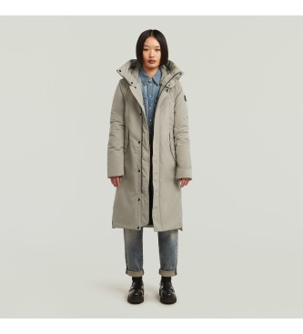 G-Star para mujer. D26969-D908-G106 Abrigo Vodan 2.0 gris (XS), Casual, Poliéster