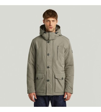 G-Star para hombre. D26403-D908-G106 Anorak Vodan Pad gris (S), Casual, Poliéster
