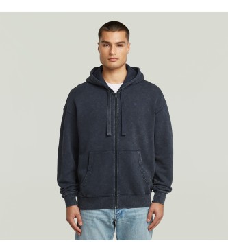 G-Star para hombre. D27084-D575-H592 Sudadera Washed Loose marino (S), Casual, Algodón, Manga larga