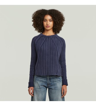 G-Star para mujer. D27725-D630-H193 Jersey Washed marino (XS), Casual, Algodón