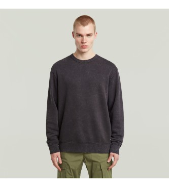 G-Star para hombre. D27082-D575-H590 Sudadera Washed gris oscuro (L), Casual, Algodón