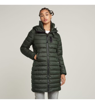 G-Star para mujer. D26405-B958-995 Chaqueta ceñida con capucha Whistler Hedley verde (S), Casual, Poliéster Reciclado, Sostenible