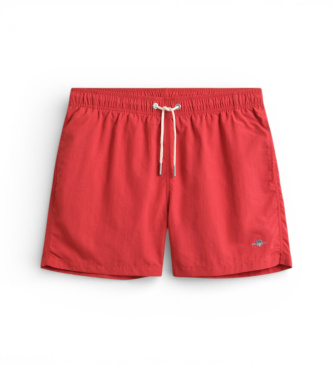 Gant para hombre. 920026000 Bañador corto rojo (L), Beachwear, Poliéster