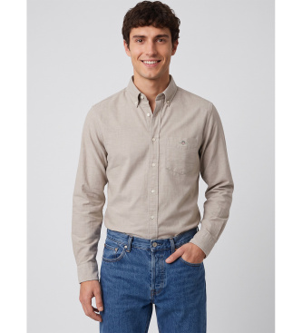 Gant Camisa Oxford clásica Regular Fit gris