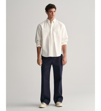 Gant para hombre. 3240051 Camisa Oxford Relaxed Fit Heritage blanco 4