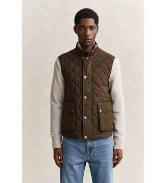 Gant Chaleco Acolchado marrón