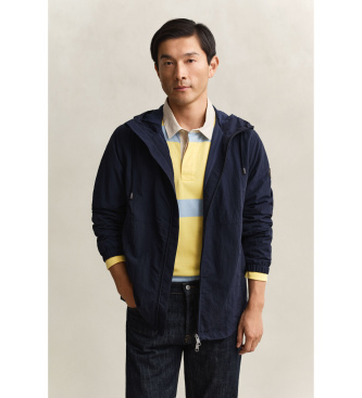 Gant para hombre. 7006607 Chaqueta Windbreaker marino (L), Casual, Poliamida, Sostenible