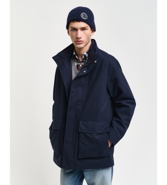 Gant para hombre. 7006455 Chaqueta Double marino (L), Casual, Poliéster