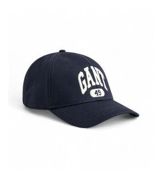 Gant para hombre. 9900261 Gorra de béisbol con diseño 49 Arch marino (OSFA), Casual, Algodón