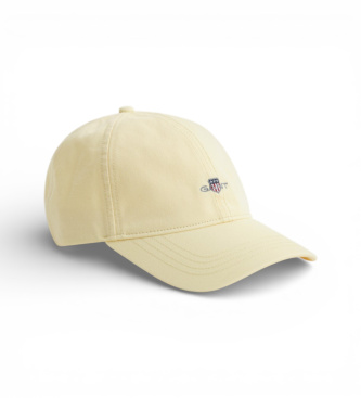 Gant para hombre. 9901311 Gorra Shield amarillo (OSFA), Casual, Algodón Orgánico, Sostenible