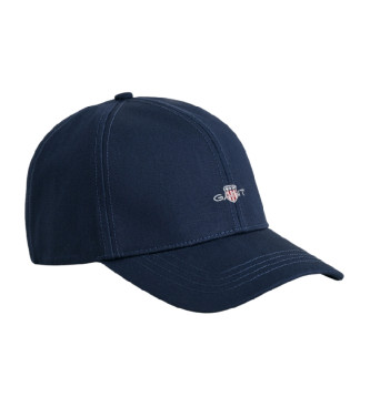 Gant unisex. 9900110 Gorra Alta Shield marino (S/M), Casual, Algodón