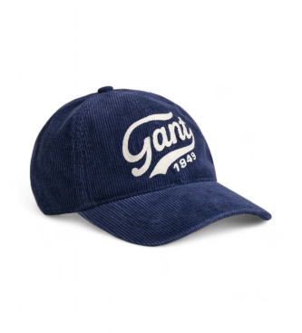 Gant para hombre. 9900248 Gorra De Pana Lavada Graphic marino (OSFA), Casual, Algodón