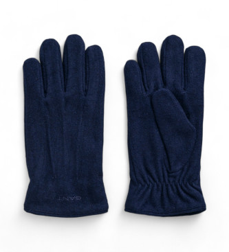 Gant para hombre. 9930050 Guantes de lana melton marino (S/M), Casual
