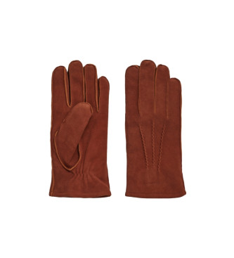 Gant para hombre. 9930052 Guantes de ante clásico marrón (S), Casual