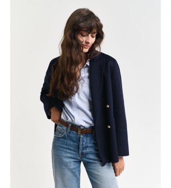 Gant para mujer. 4770324 Americana Club cosida a mano marino (42), Casual, Lana