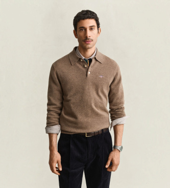 Gant Uomo Marrone - Maglieria Girocollo - Knitwear - Xl - Immagine 3