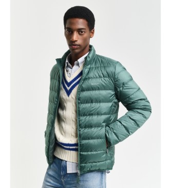 Gant para hombre. 7006298 Chaqueta Light Down verde (L), Casual, Poliéster