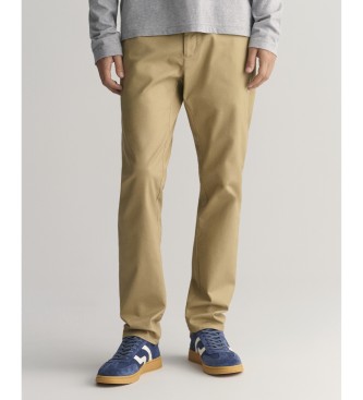Gant para hombre. 1505220 Pantalones chinos Slim Fit Tech Prep? (31/34), Casual, Algodón, Algodón Orgánico