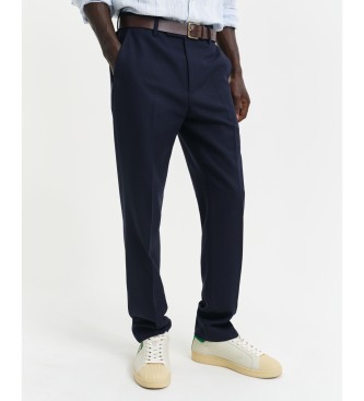 Gant para hombre. 1505338 Pantalón Club Slim Fit marino (58), Casual, Fiesta, Clásico, Poliéster